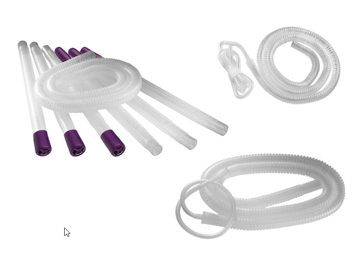 Smoke Evacuation Tubing 7/8 in (22 mm) x 10 ft (3.1 m), sterile Qty 24