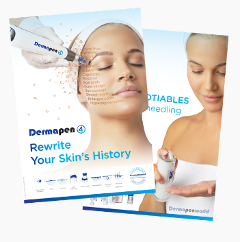 Poster doppelseitig Dermapen4 & Dp Dermaceuticals