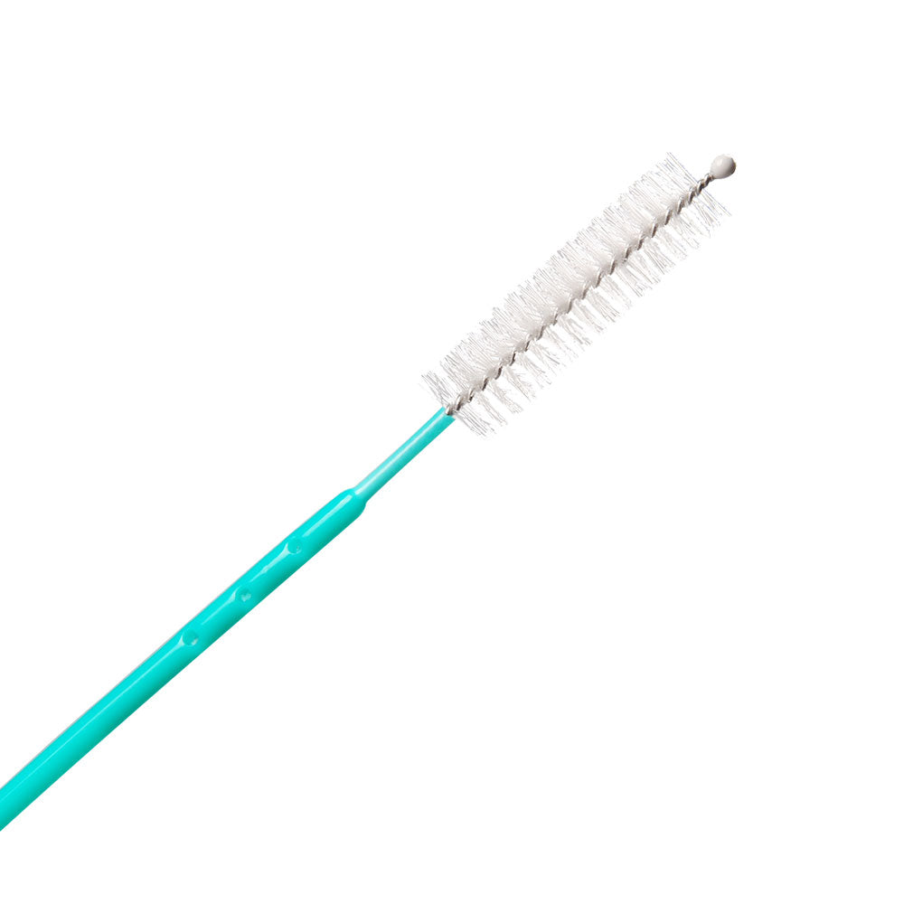 Brosse de nettoyage double extrémité, usage unique, diamètre de brosse 5,5 mm, 230 cm, Ø 2,8–4,2 mm (100/bte)