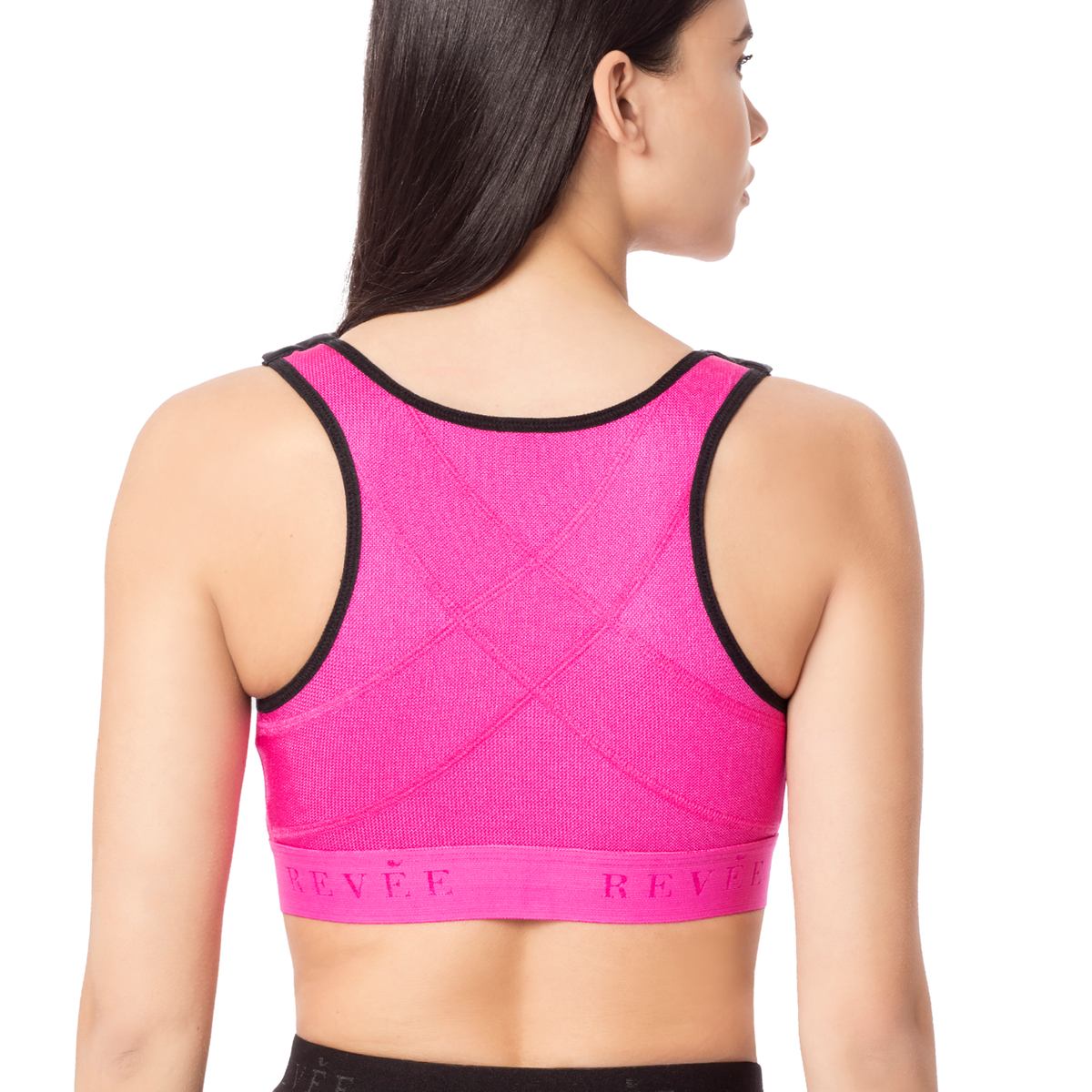Postoperative bra Revée® Bra Julie- REV.0303, Fucsia, M