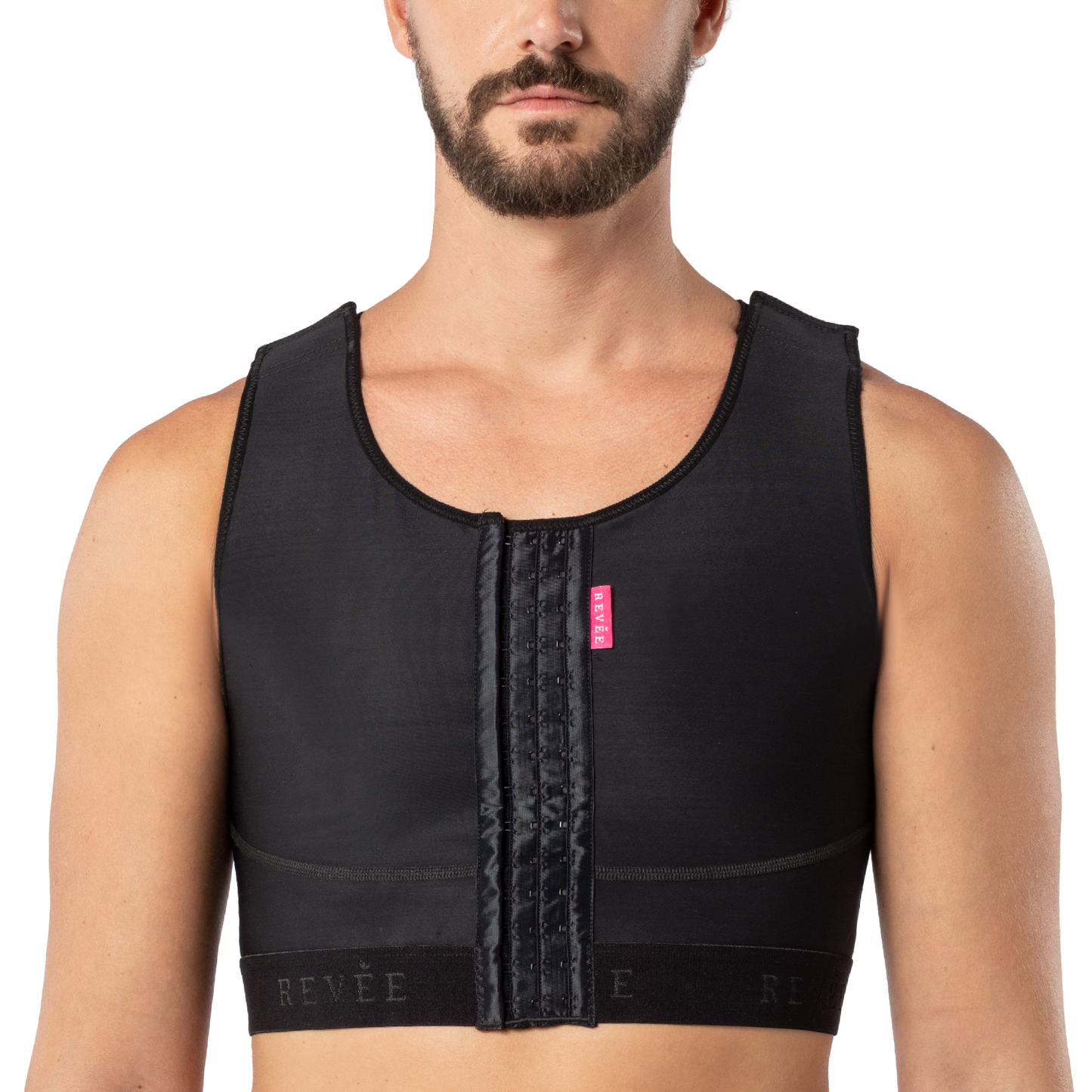 Corset | Gynecomastia garment – REV.030, Black, 3XL