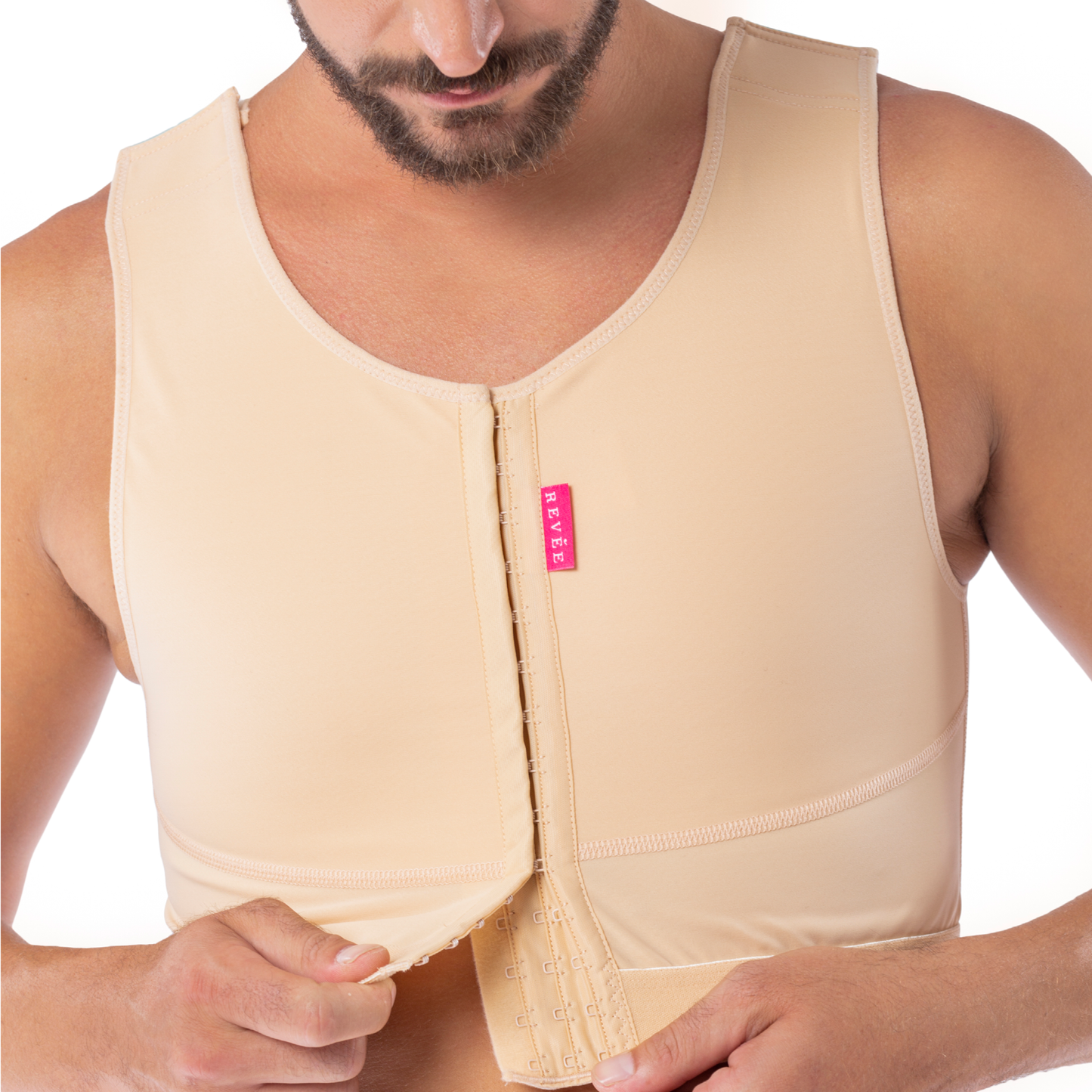 Corset | Gynecomastia garment – REV.030, Skin, M