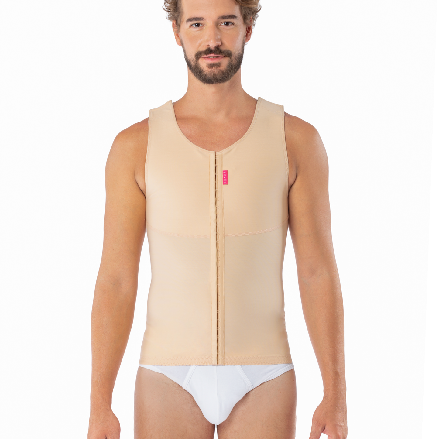 Corset for gynecomastia and flank liposuction – REV.031, Skin, XS