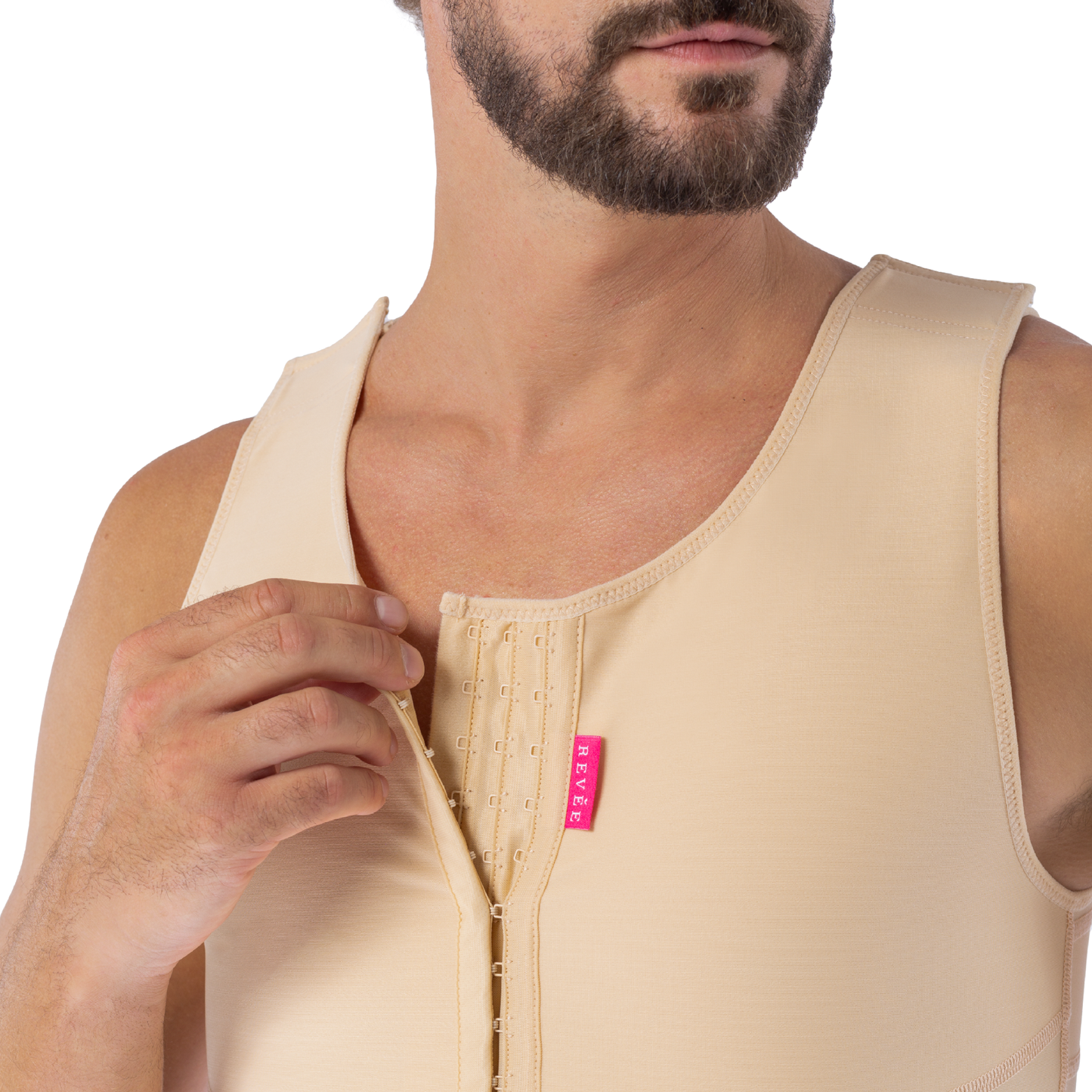 Corset for gynecomastia and flank liposuction – REV.031, Skin, M