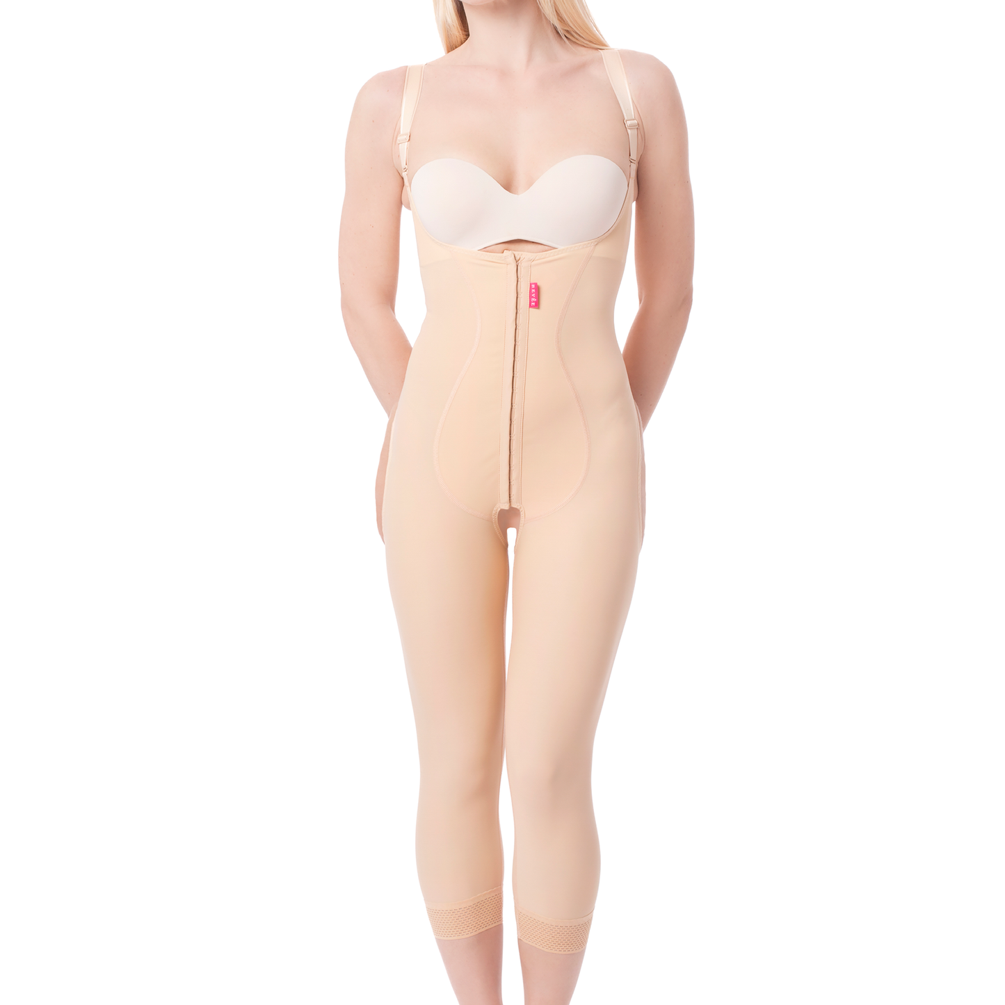 Garment for liposuction below breasts and knees, upper in the back – REV.0408, Skin, M