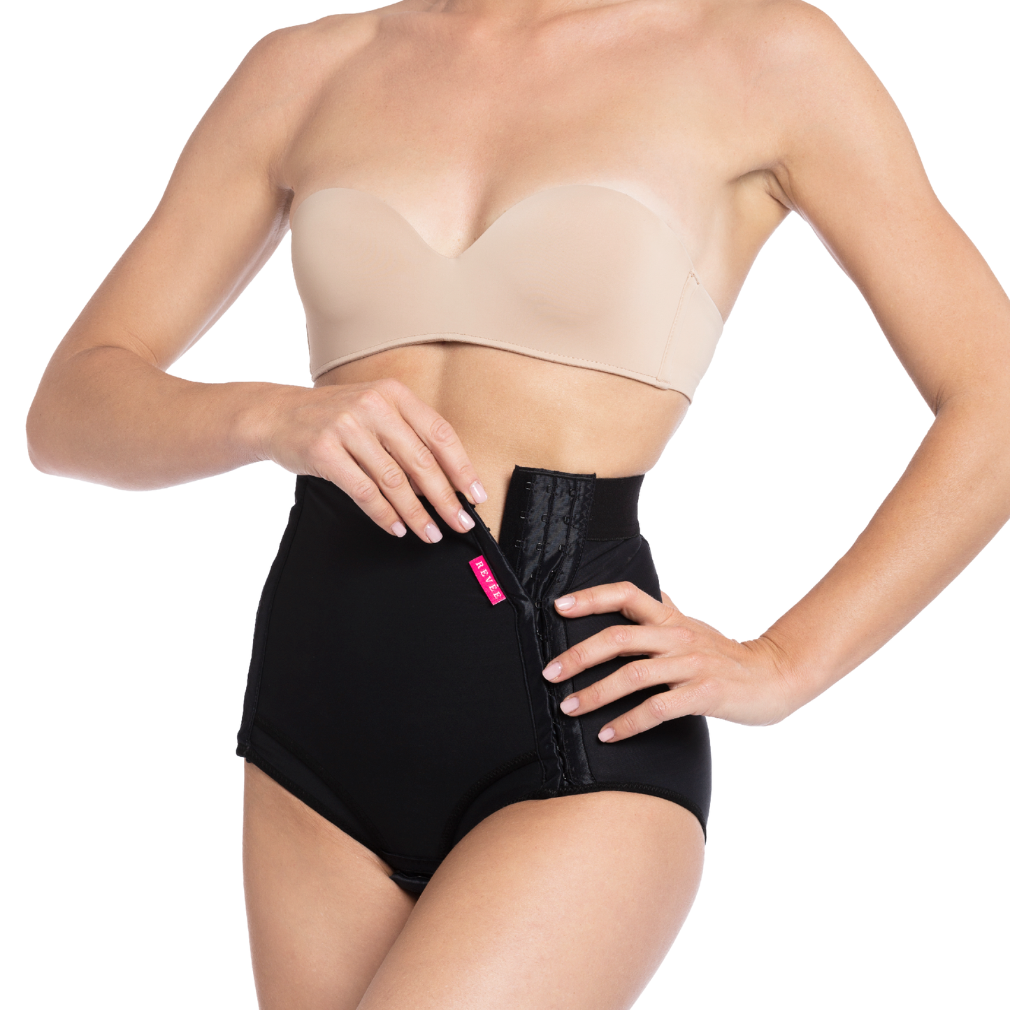 Post-operative abdominal garment – REV.1353, Black, 3XL