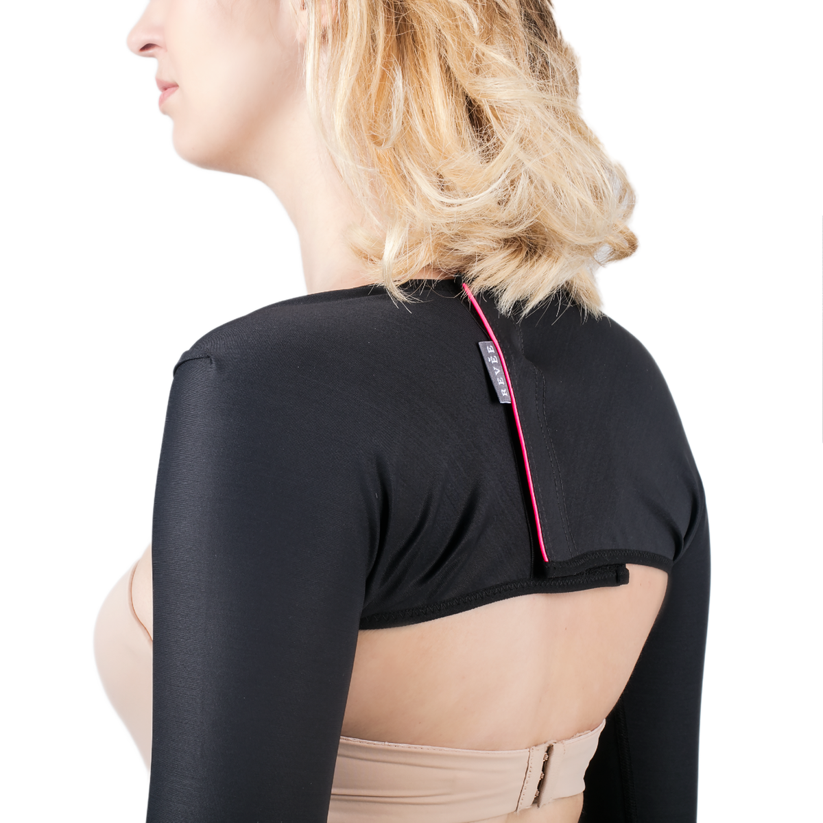 Elastic compression garment for an arm surgery – REV.200, Black, S