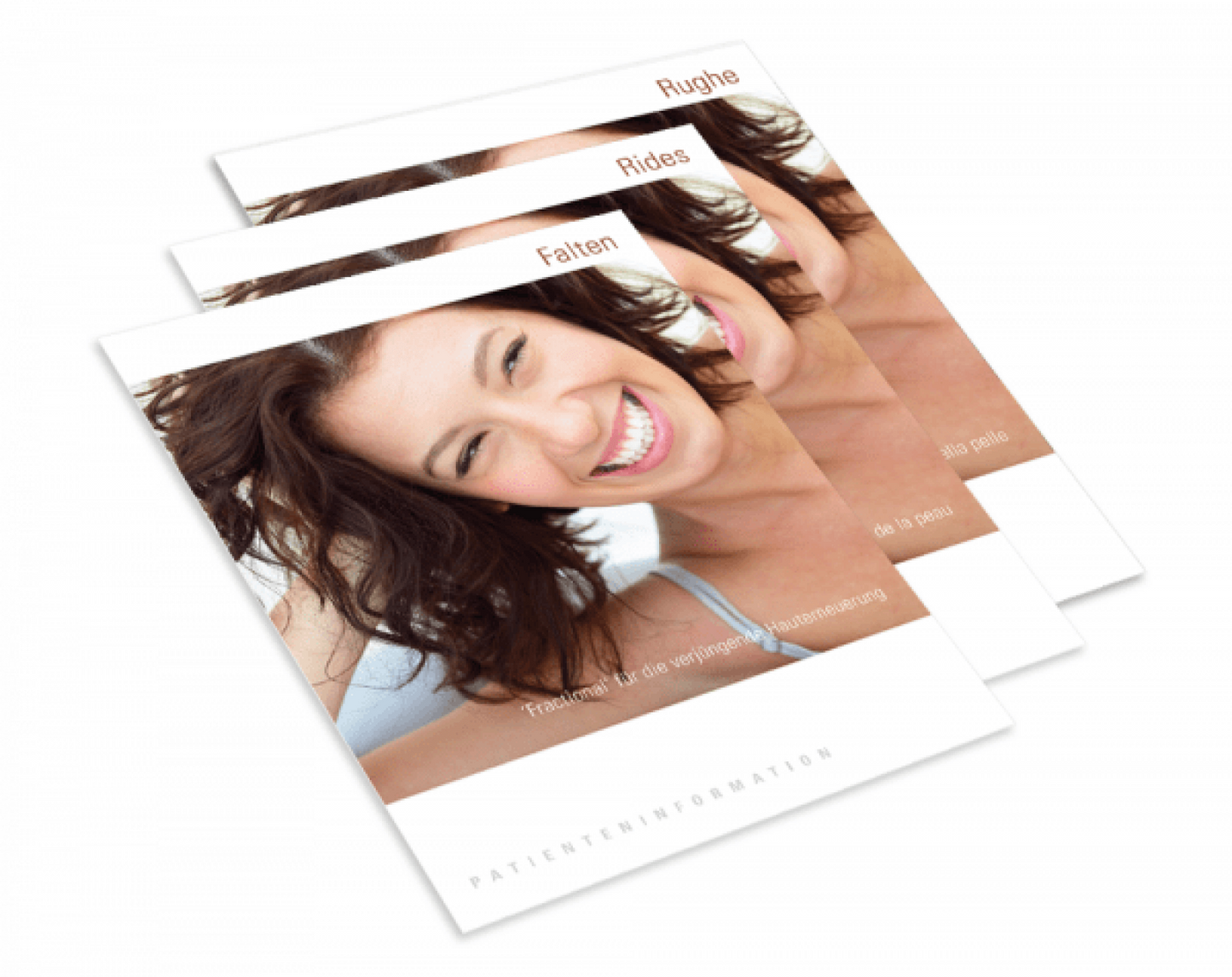 Patientenbroschüren Falten (IPL/Fractional Laser)