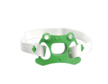 Boccaglio per bambini piccoli 16 mm con fascia di fissaggio, monouso (100/scatola)