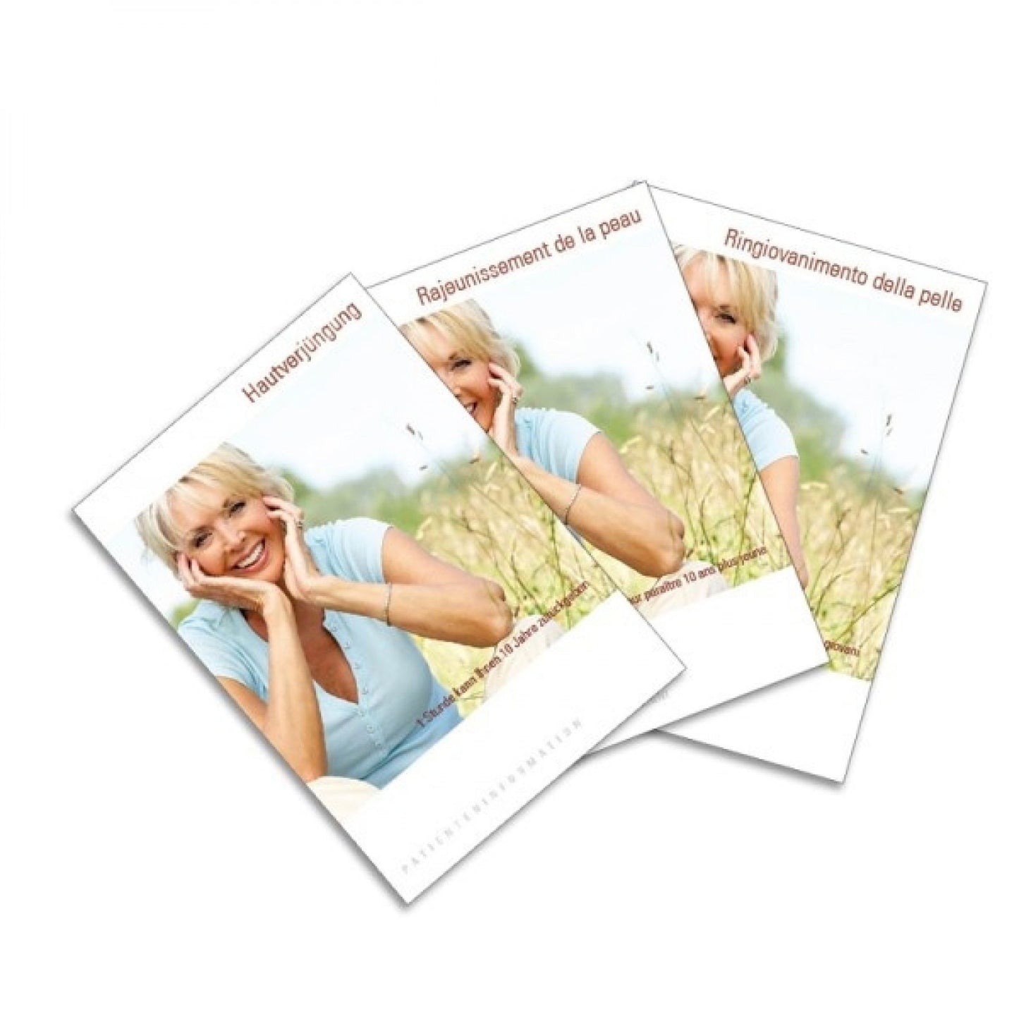 Brochure pour patients «Rajeunissement de la peau» Laser CO2