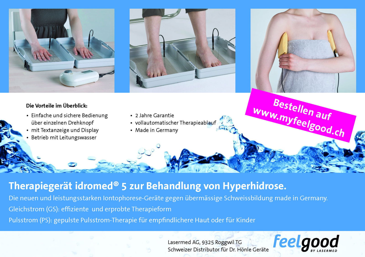 Bestellkarten Dermalight/Idromed