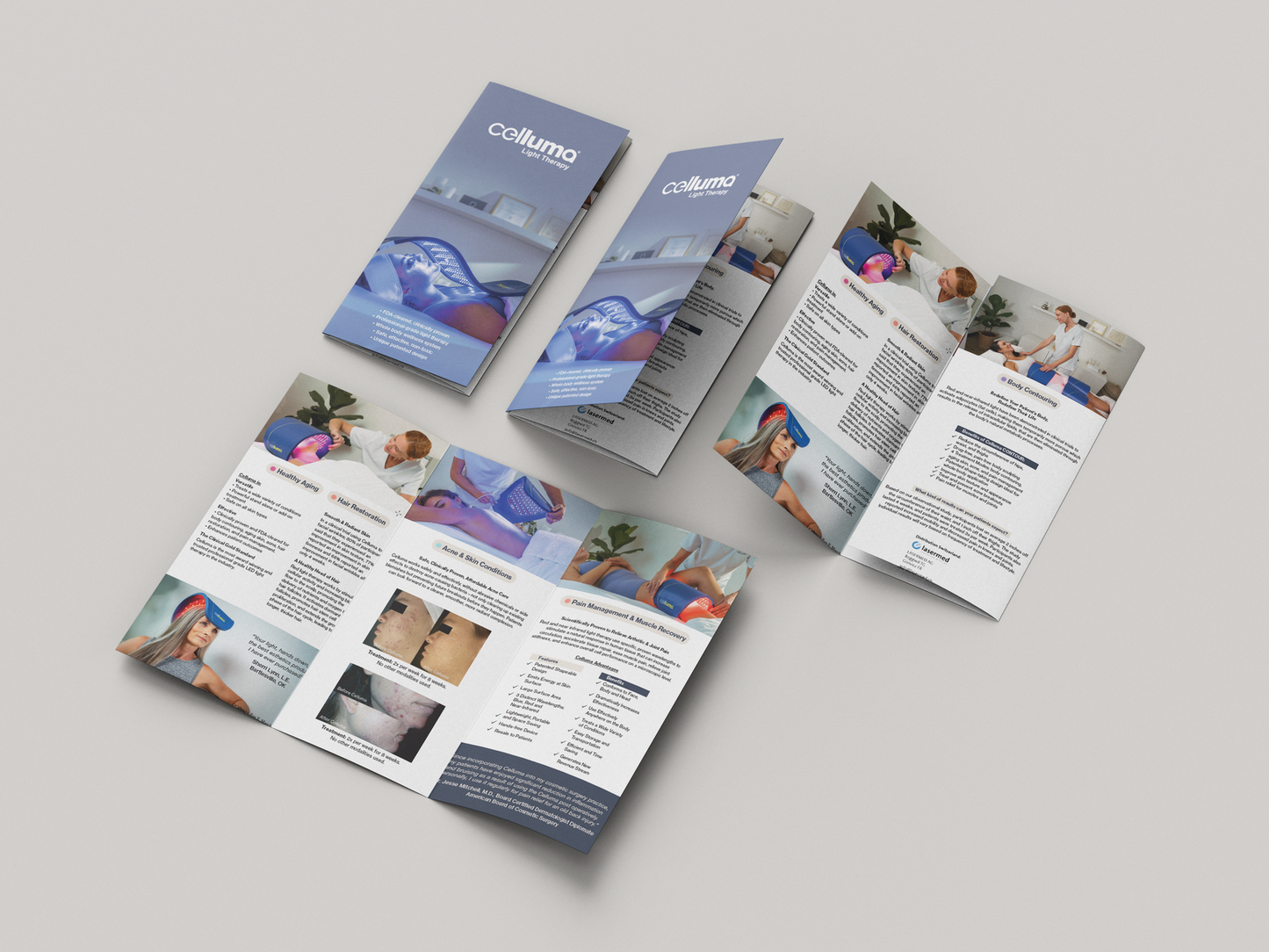 Broschüre LED-Therapie, Deutsch, Studio